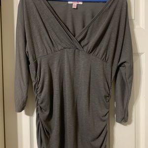 Large gray blouse. Like new.